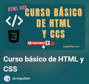 Curso Básico de HTML y CSS
